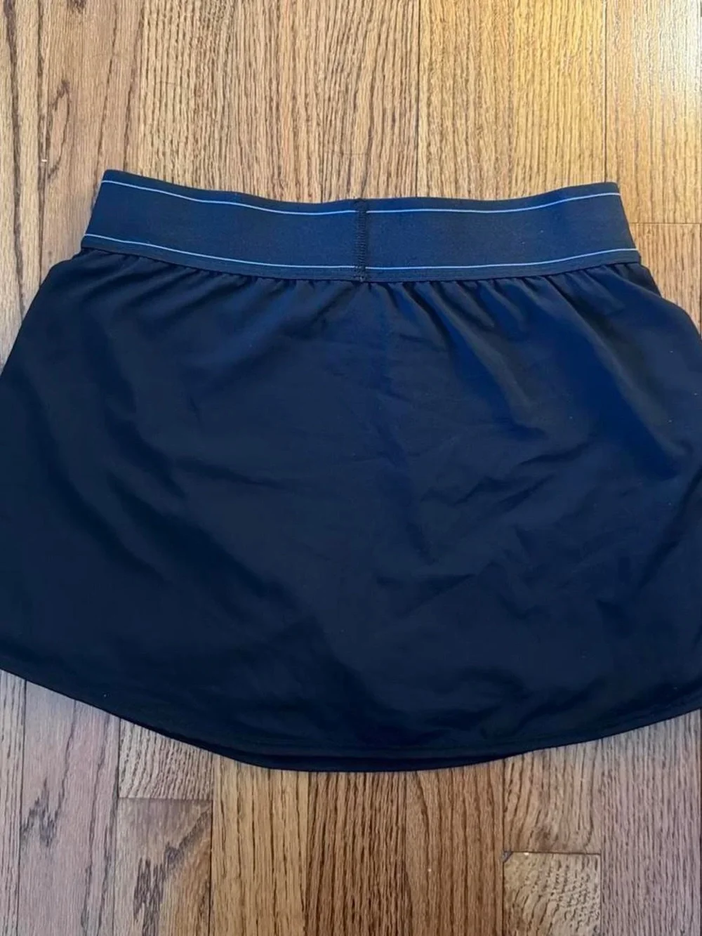 ALO Yoga Black Circle Skirt with Branded Waistband